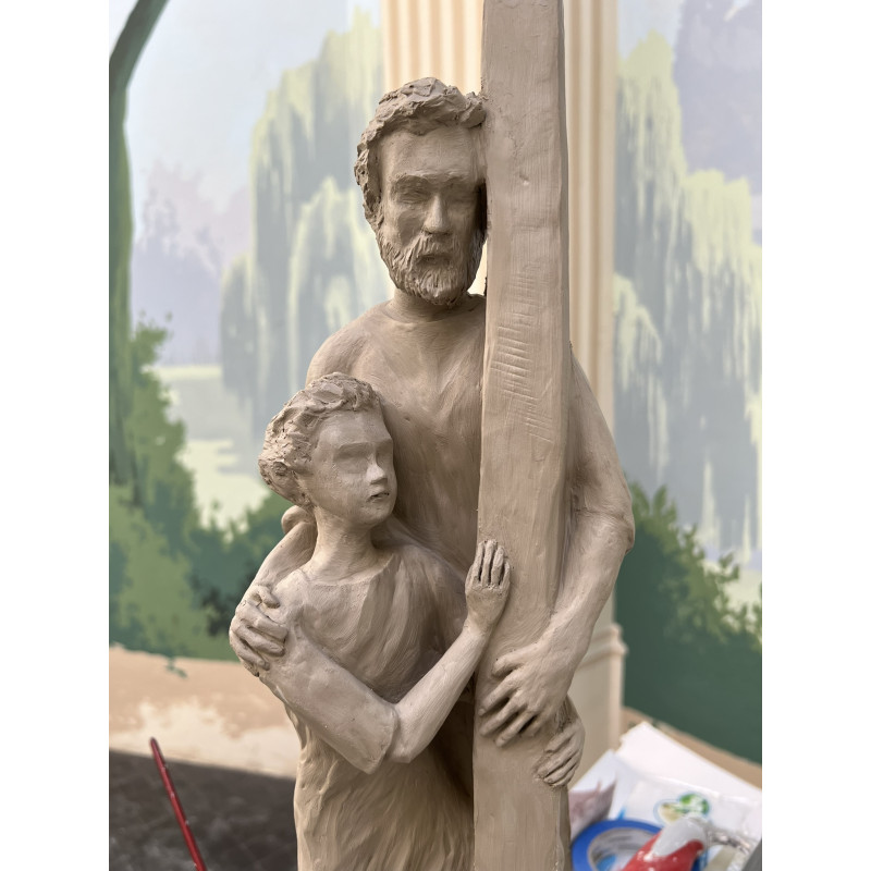 Statue ST JOSEPH (50 cm - pierre)