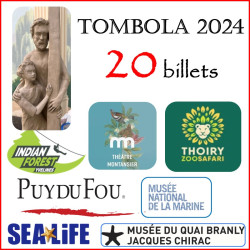 20 BILLETS DE TOMBOLA